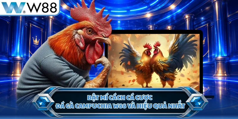 Bật mí cách cá cược đá gà Campuchia W88 và hiệu quả nhất