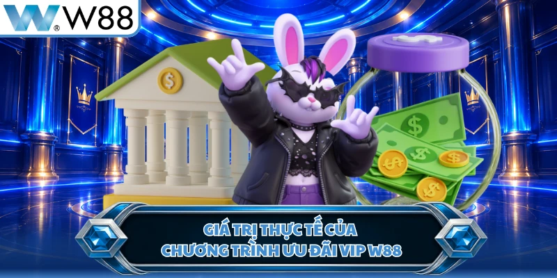 Giá trị thực tế của chương trình ưu đãi VIP W88