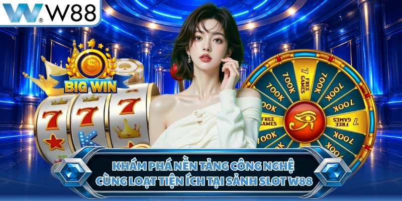 Khám phá nền tảng công nghệ cùng loạt tiện ích tại sảnh slot W88 