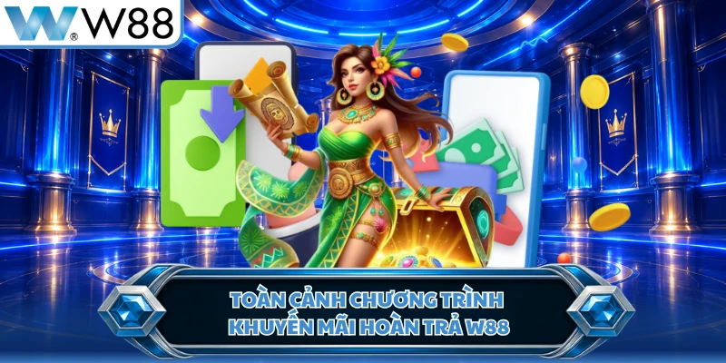 Toàn cảnh chương trình khuyến mãi hoàn trả W88