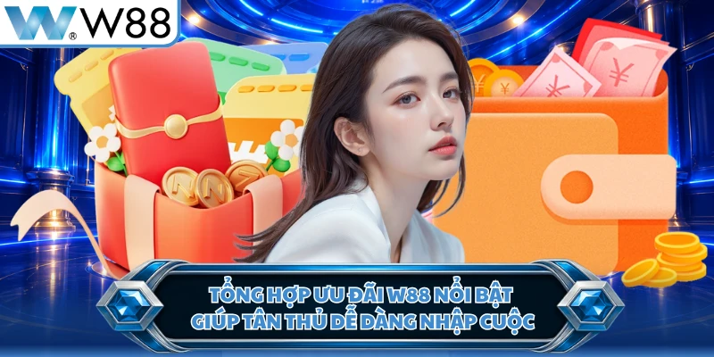 Tổng hợp ưu đãi W88 nổi bật giúp tân thủ dễ dàng nhập cuộc 
